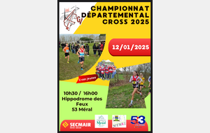 Départementaux de cross long et jeunes à Méral 