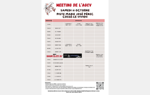 Meeting d'automne de l'AGCV