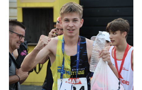 Valentin Aubry décroche l'or sur 1500m U18