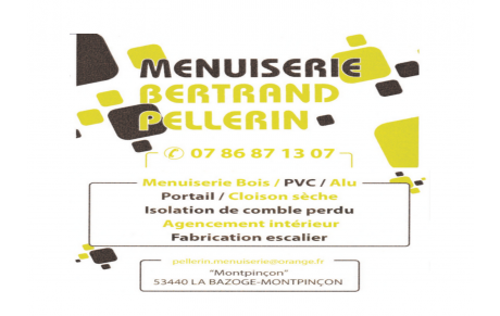 MENUISERIE BERTRAND PELLERIN