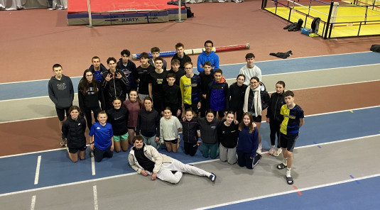 Stage de Noël à La Flèche, stage ligue et corrida de C-G
